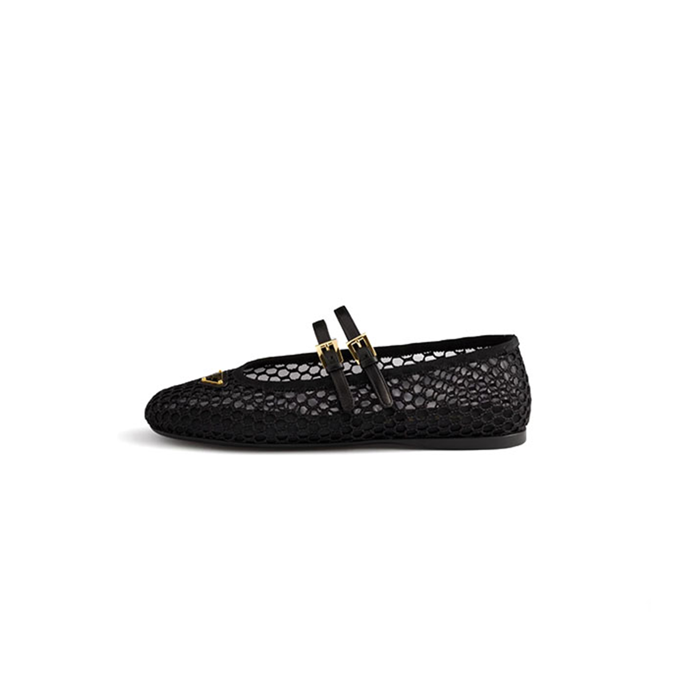 PRADA MESH FABRIC BALLERINAS 1F915N